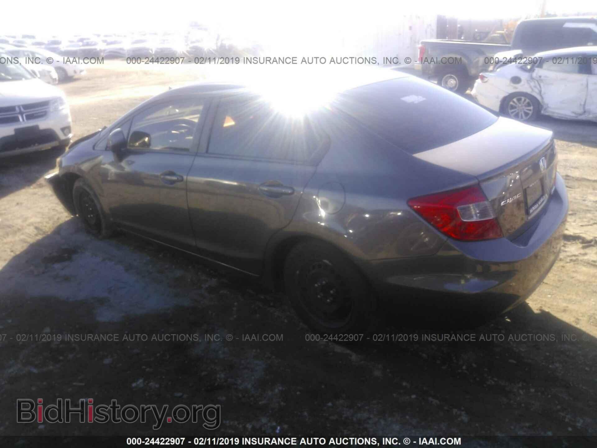 2012 HONDA CIVIC - VIN: 19XFB2F56CE371968 - Фото 3