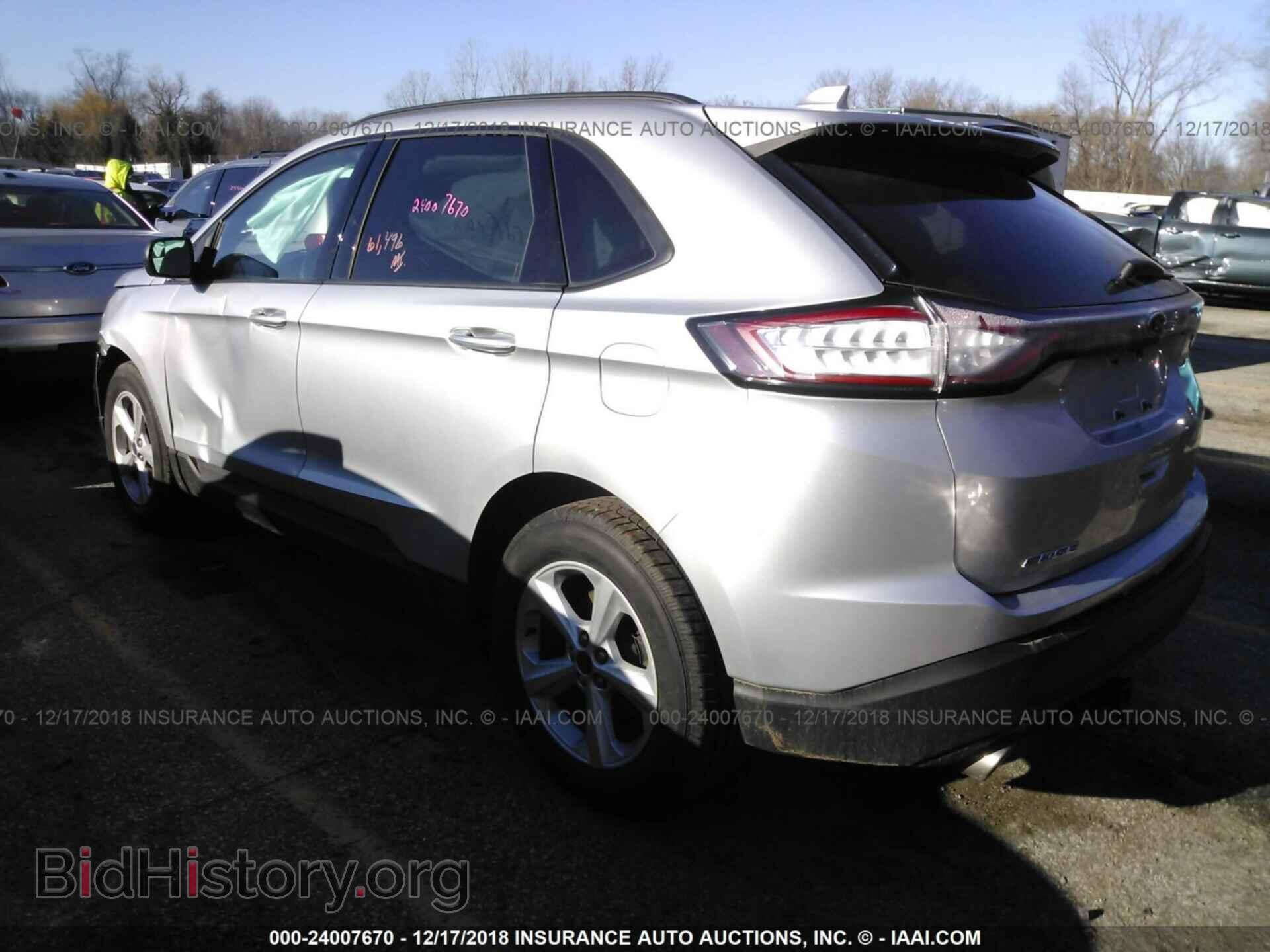 2015 FORD EDGE - VIN: 2FMTK4G83FBB38239 - Фото 3