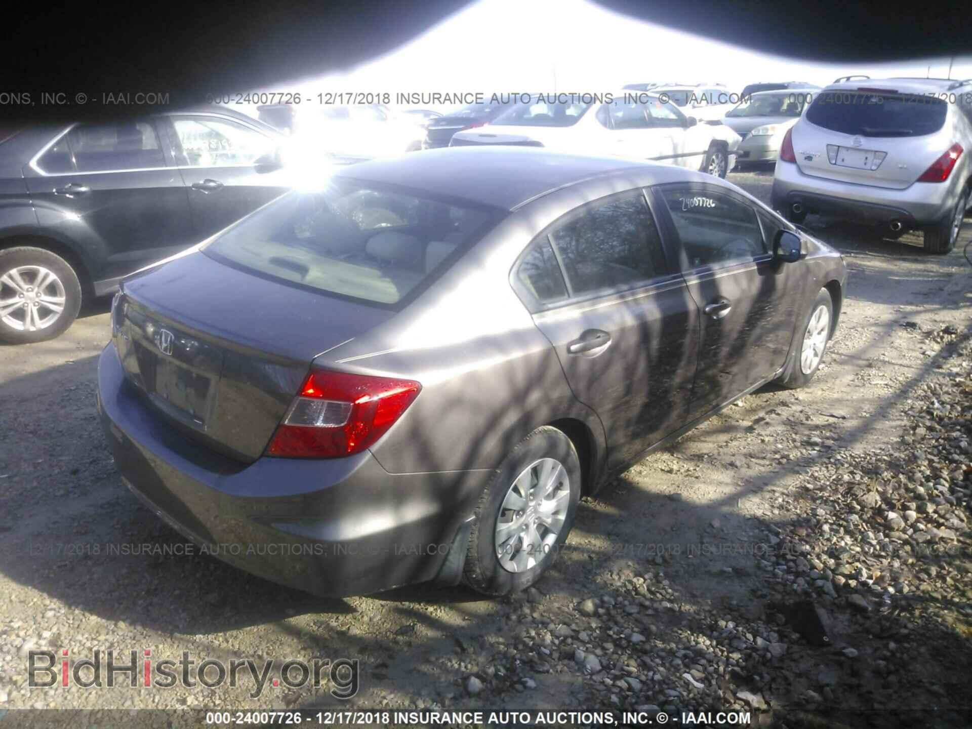 2012 HONDA CIVIC - VIN: 19XFB2F57CE003816 - Photo 4