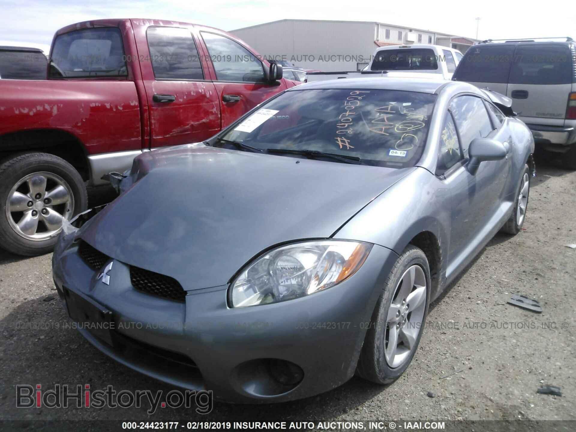 2007 MITSUBISHI ECLIPSE - VIN: 4A3AK24F67E004203 - Photo 2