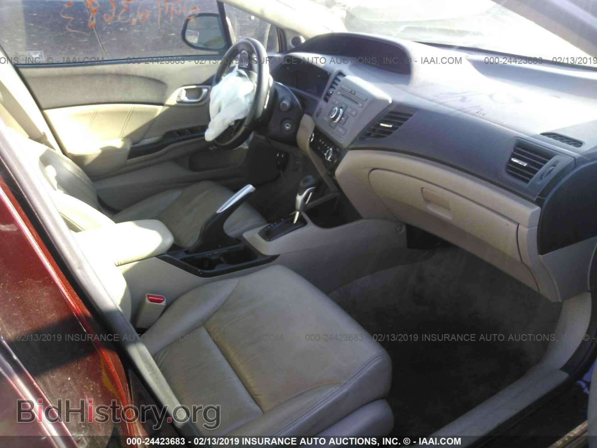 2012 HONDA CIVIC - VIN: 19XFB2F93CE040817 - Фото 5