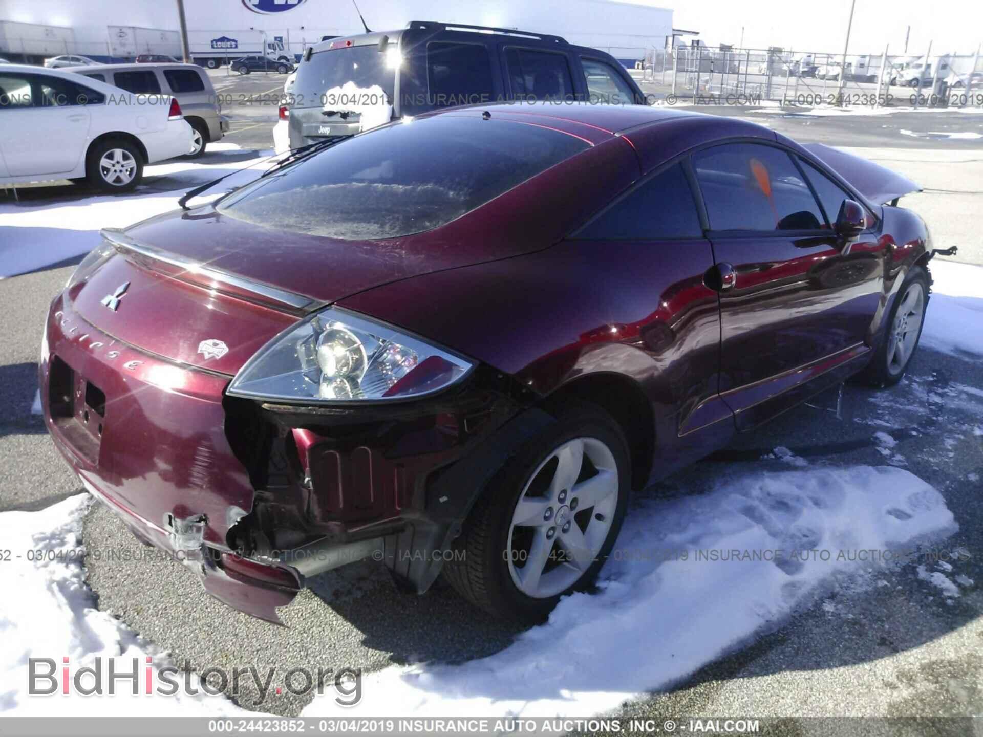 2007 MITSUBISHI ECLIPSE - VIN: 4A3AK24F77E029465 - Photo 4