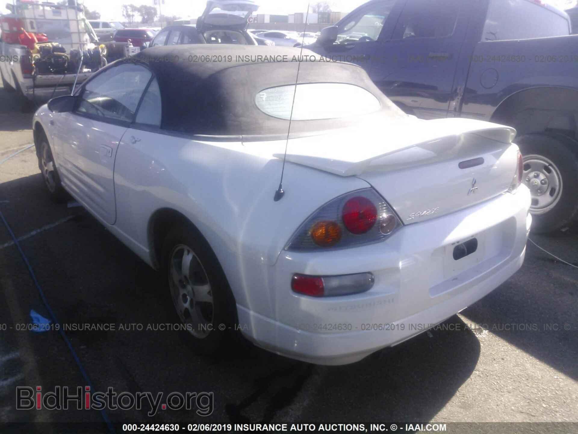 2003 MITSUBISHI ECLIPSE - VIN: 4A3AE45G63E033804 - Фото 3