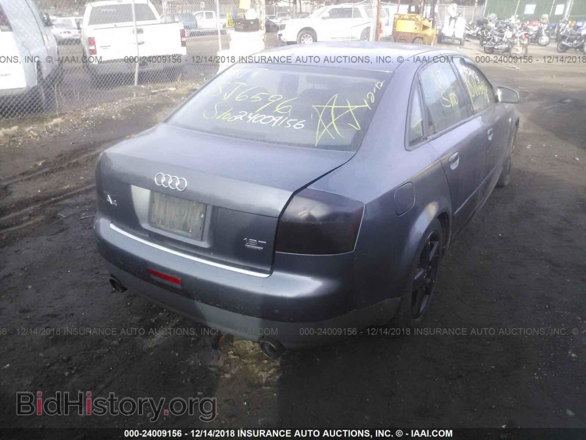 2002 AUDI A4 - VIN: WAULC68E62A307156 - Фото 4