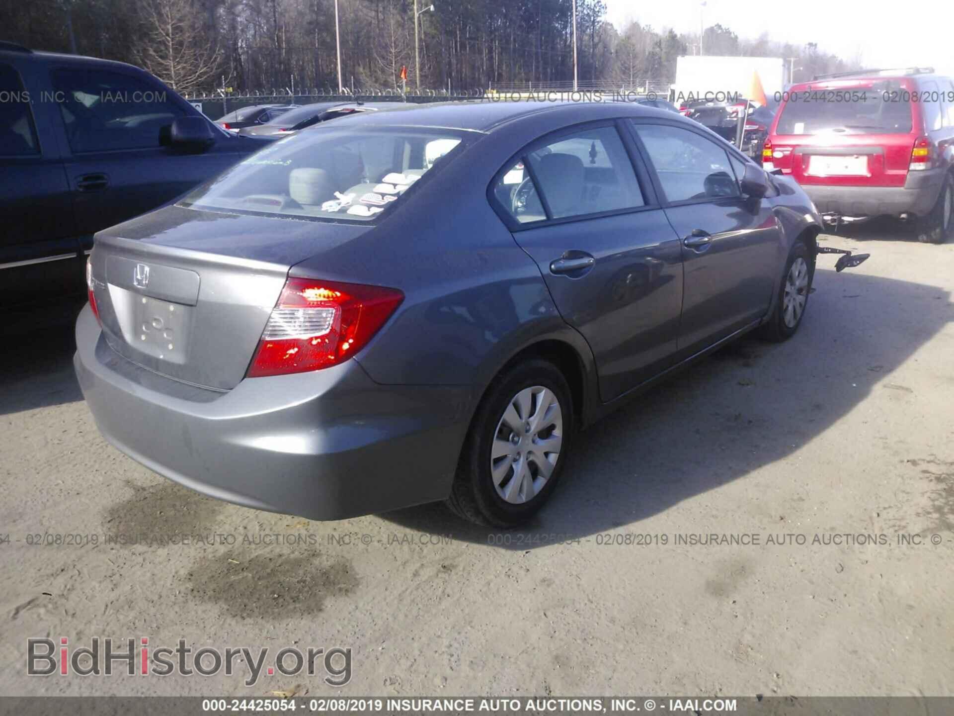 2012 HONDA CIVIC - VIN: 19XFB2F53CE098844 - Фото 4