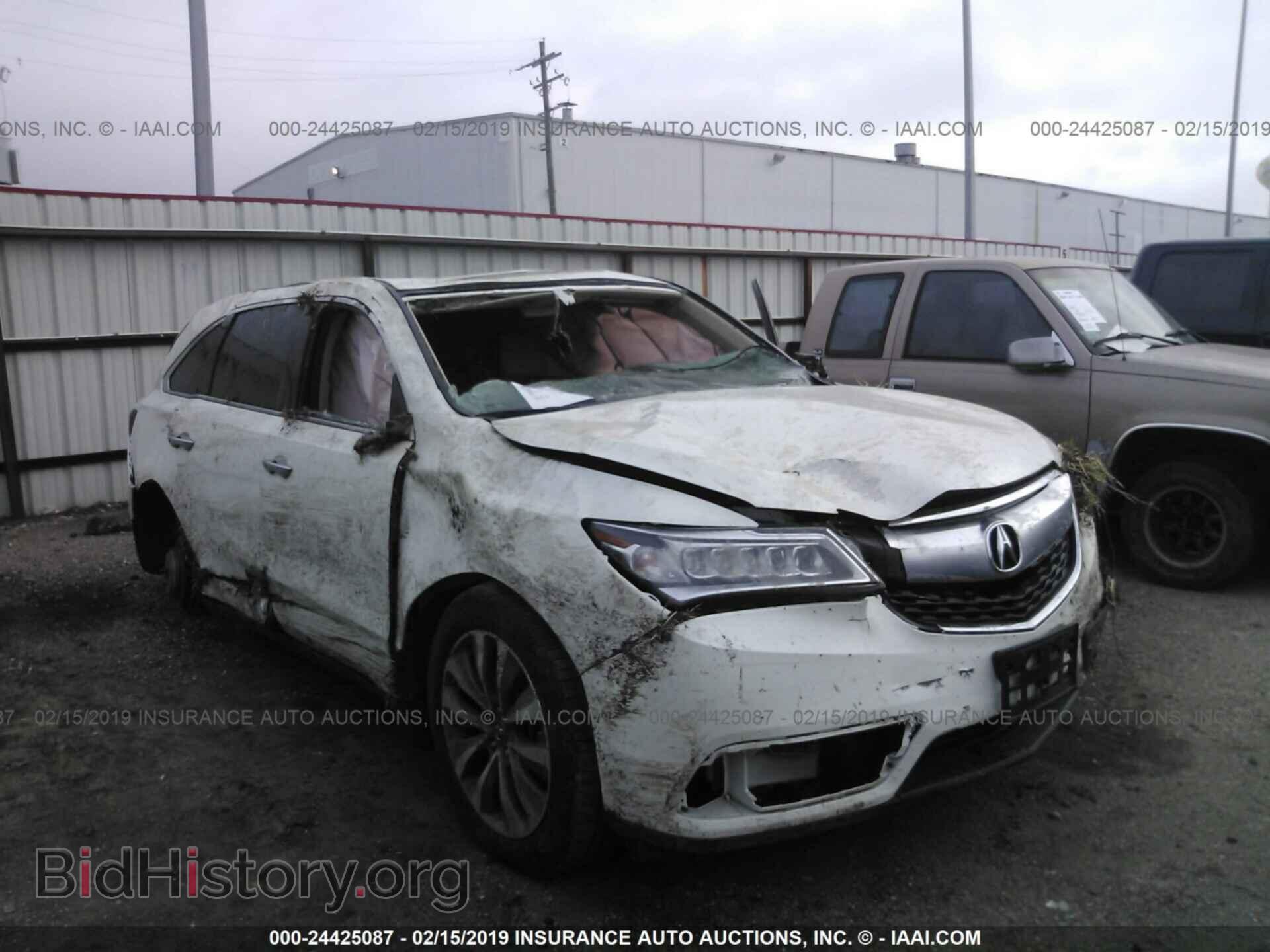 Photo 5FRYD3H45GB021260 - ACURA MDX 2016
