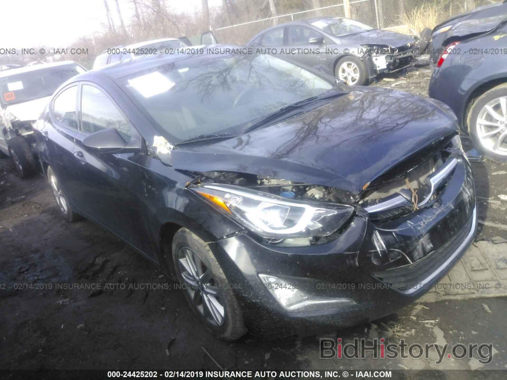 Photo 5NPDH4AE6EH459636 - HYUNDAI ELANTRA 2014