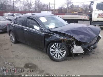 2012 Chrysler 200 Limited, black — VIN 1C3CCBCB2CN277743, IAAI