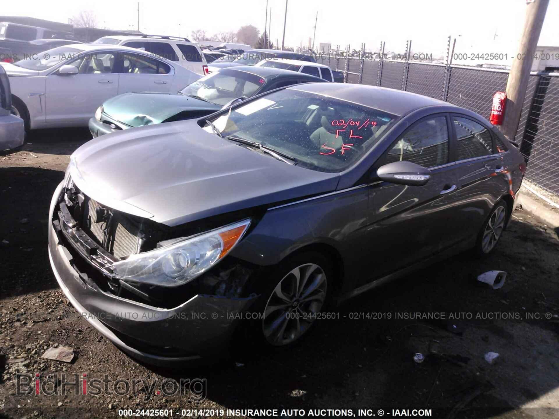 2014 HYUNDAI SONATA - VIN: 5NPEC4AC2EH861137 - Фото 2