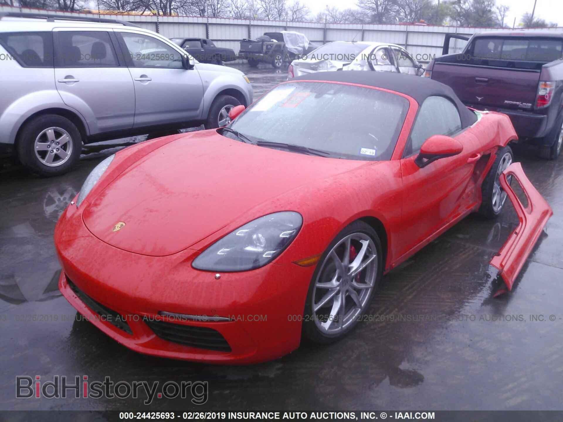 2017 PORSCHE BOXSTER - VIN: WP0CB2A80HS240074 - Фото 2