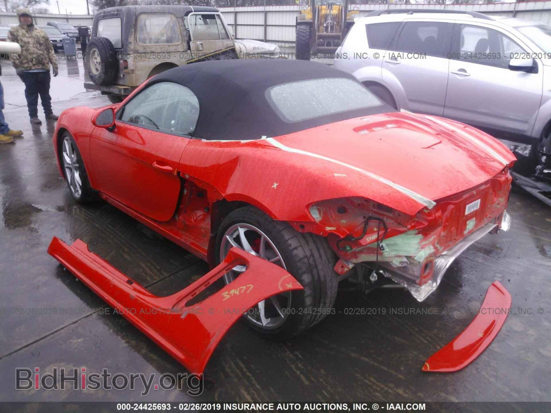 2017 PORSCHE BOXSTER - VIN: WP0CB2A80HS240074 - Фото 3