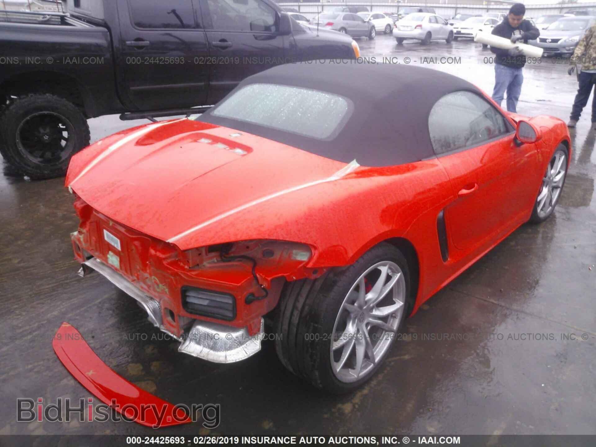 2017 PORSCHE BOXSTER - VIN: WP0CB2A80HS240074 - Фото 4