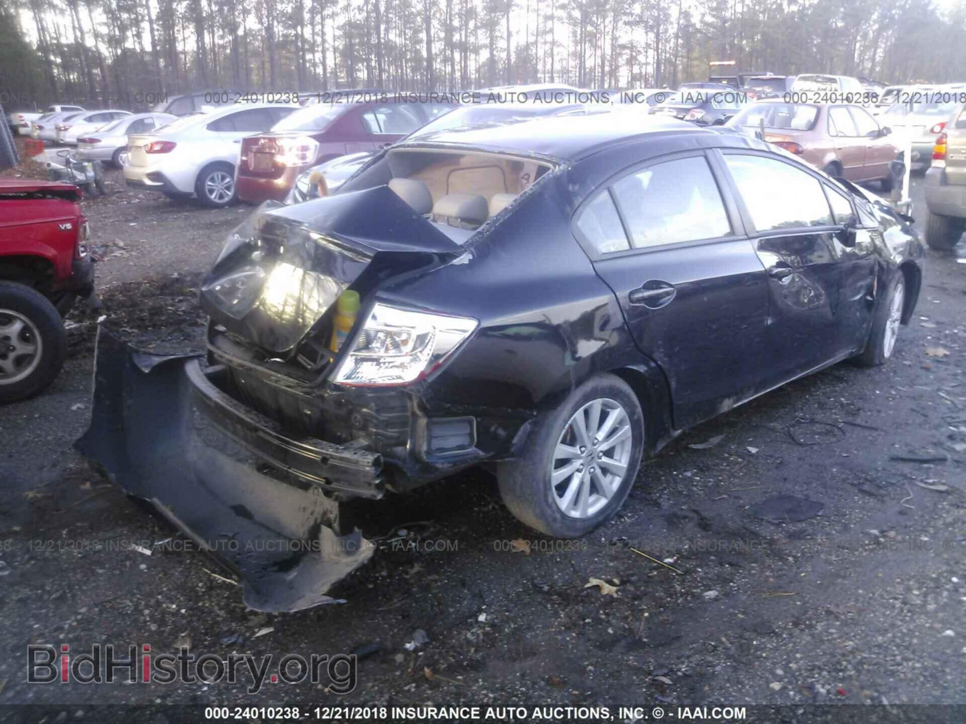 2012 HONDA CIVIC - VIN: 2HGFB2F91CH306017 - Фото 4