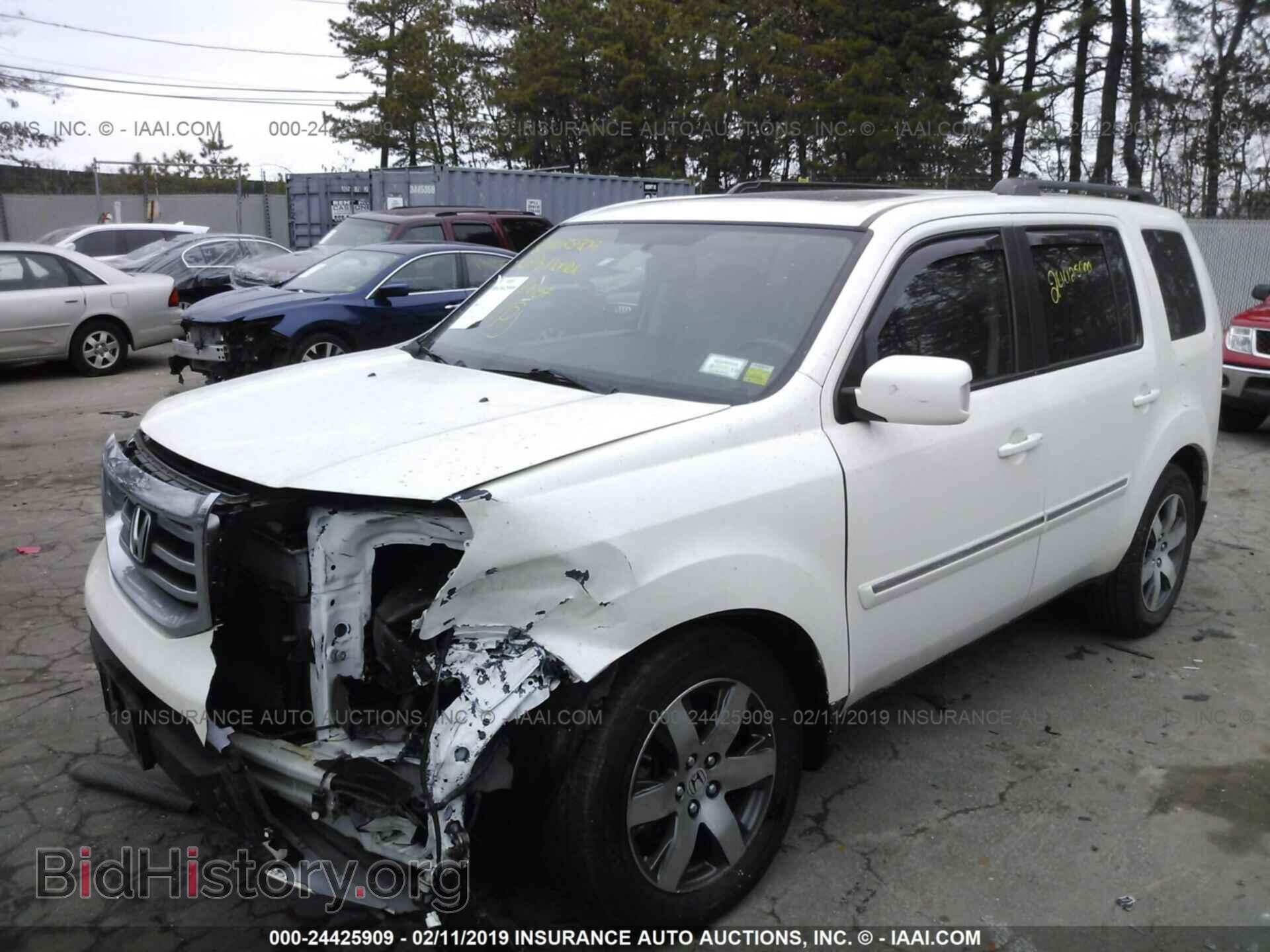 2013 HONDA PILOT - VIN: 5FNYF4H97DB052017 - Фото 2