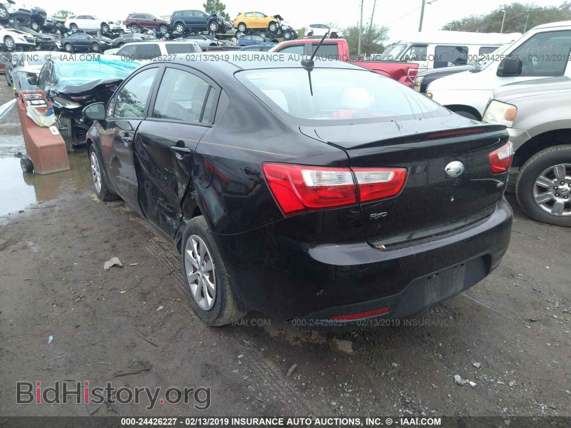 2013 KIA RIO - VIN: KNADM4A35D6159540 - Photo 3