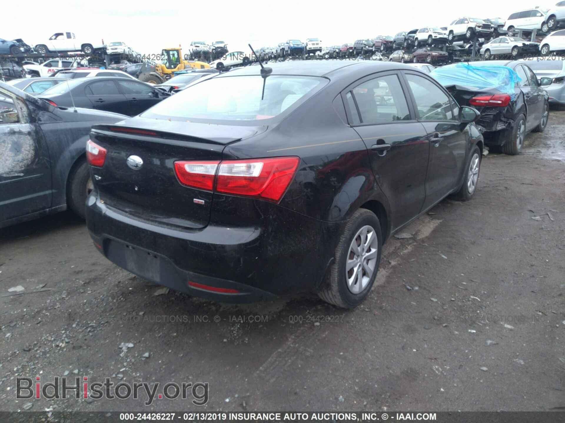 2013 KIA RIO - VIN: KNADM4A35D6159540 - Photo 4