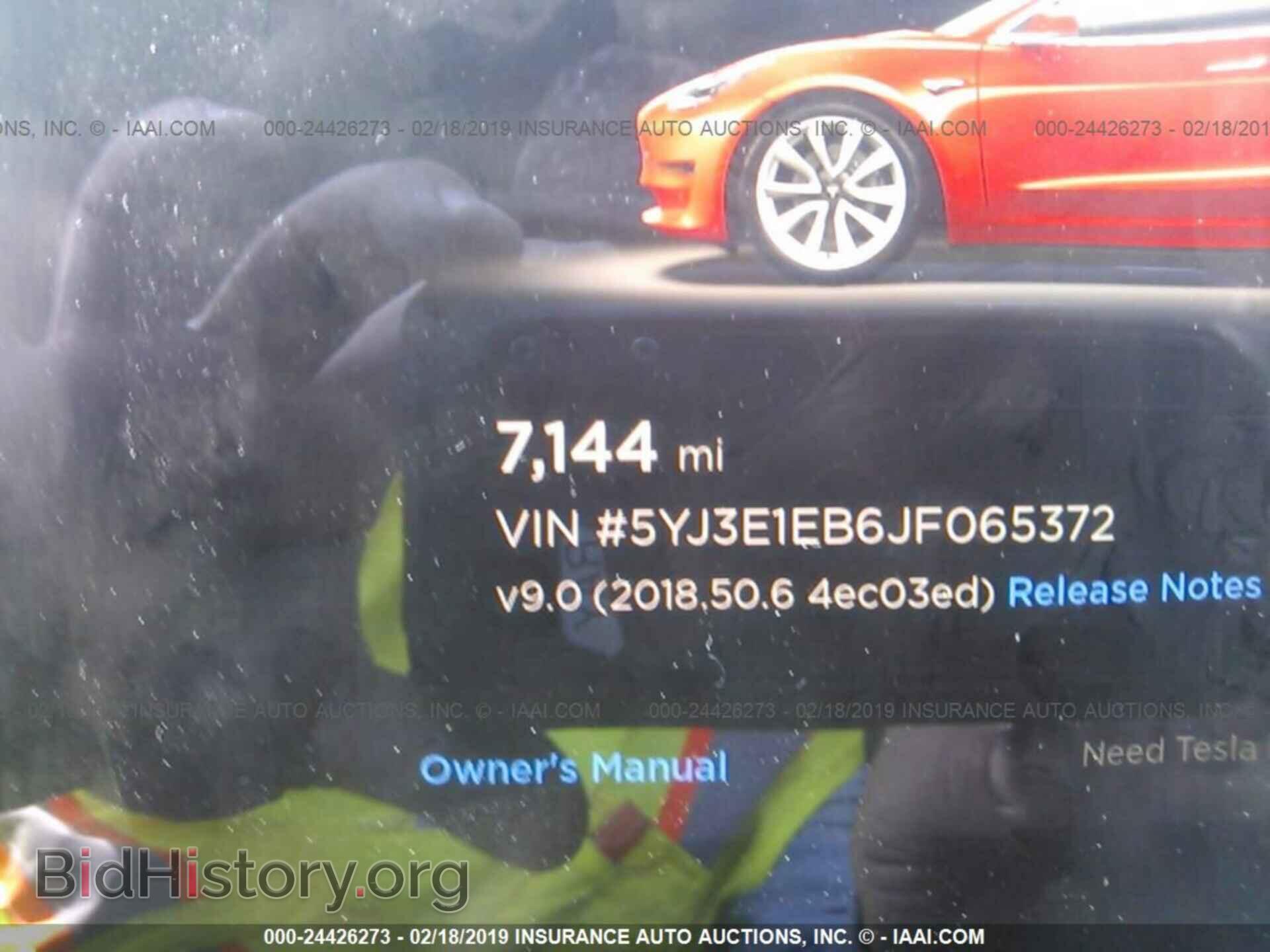 2018 TESLA MODEL 3 - VIN: 5YJ3E1EB6JF065372 - Photo 7