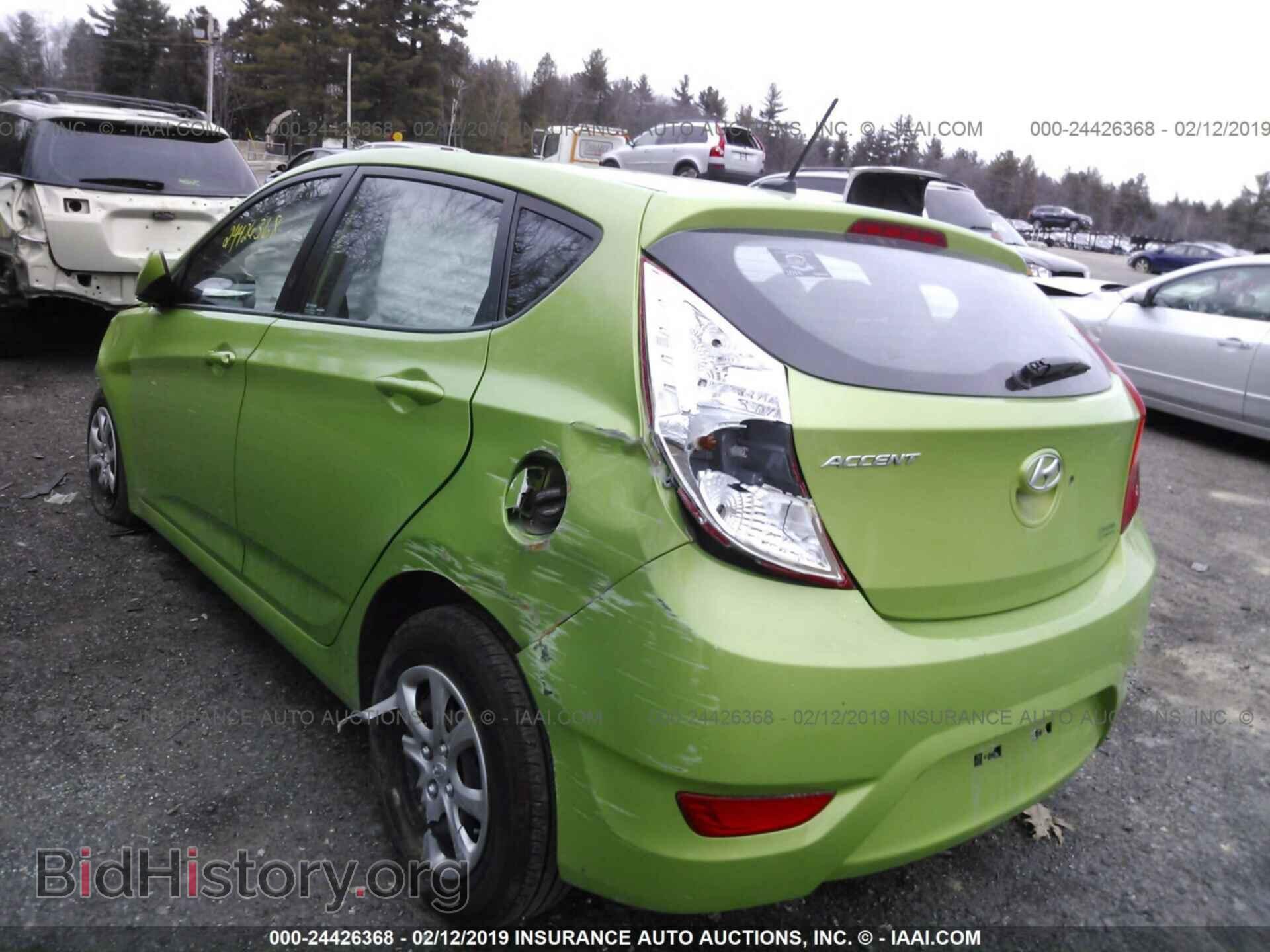 2014 HYUNDAI ACCENT - VIN: KMHCT5AE2EU172831 - Фото 3