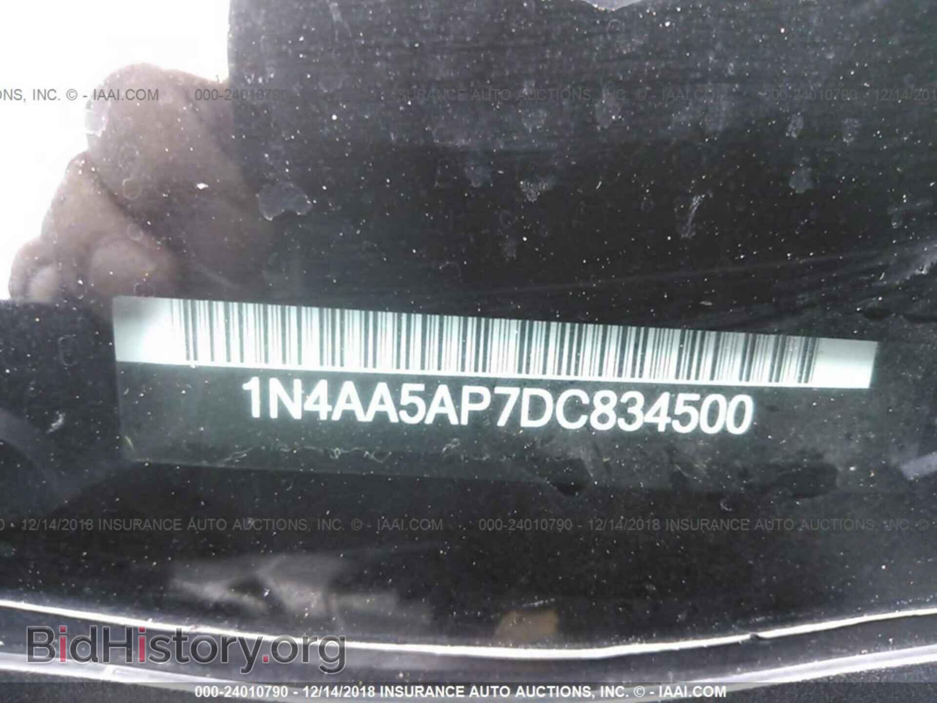 2013 NISSAN MAXIMA - VIN: 1N4AA5AP7DC834500 - Фото 9