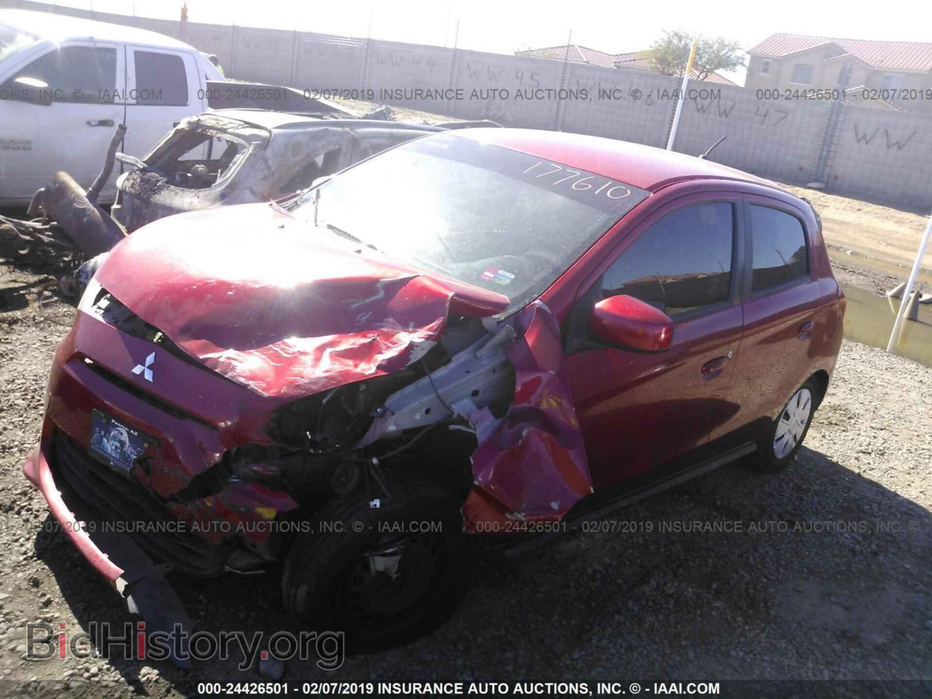 2015 MITSUBISHI MIRAGE - VIN: ML32A3HJ5FH032136 - Фото 2