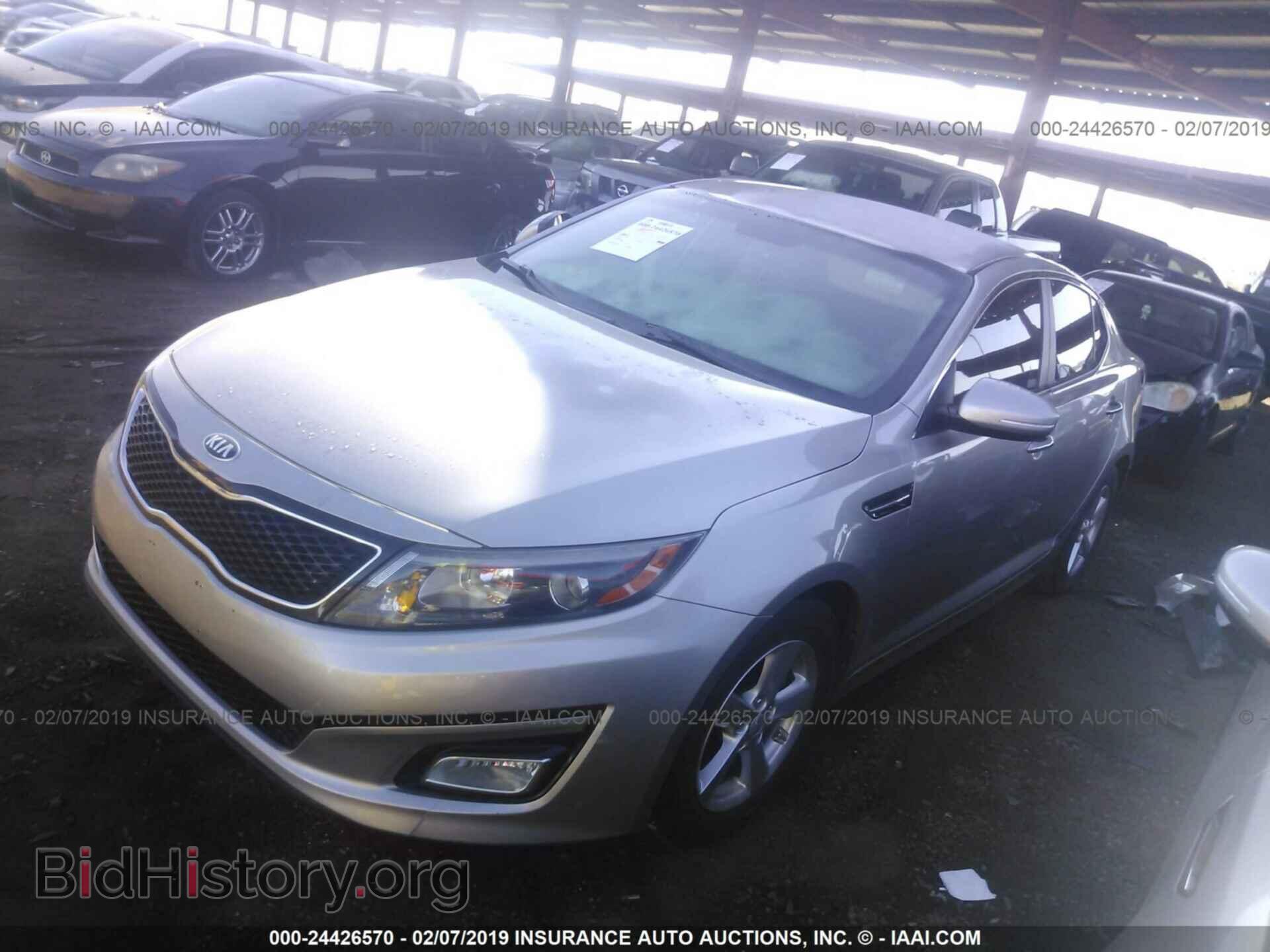 2015 KIA OPTIMA - VIN: 5XXGM4A72FG481947 - Фото 2
