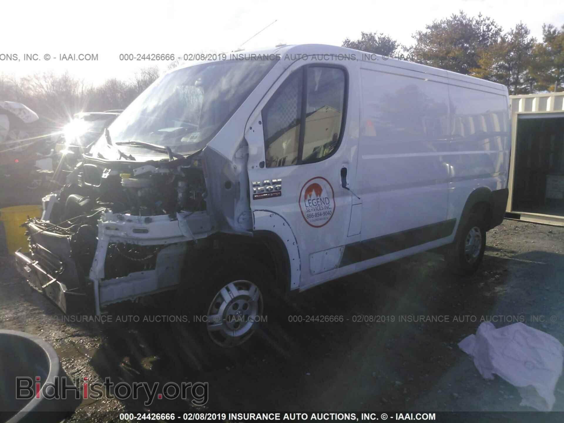 2016 RAM PROMASTER CARGO VAN - VIN: 3C6TRVAG3GE121271 - Фото 2
