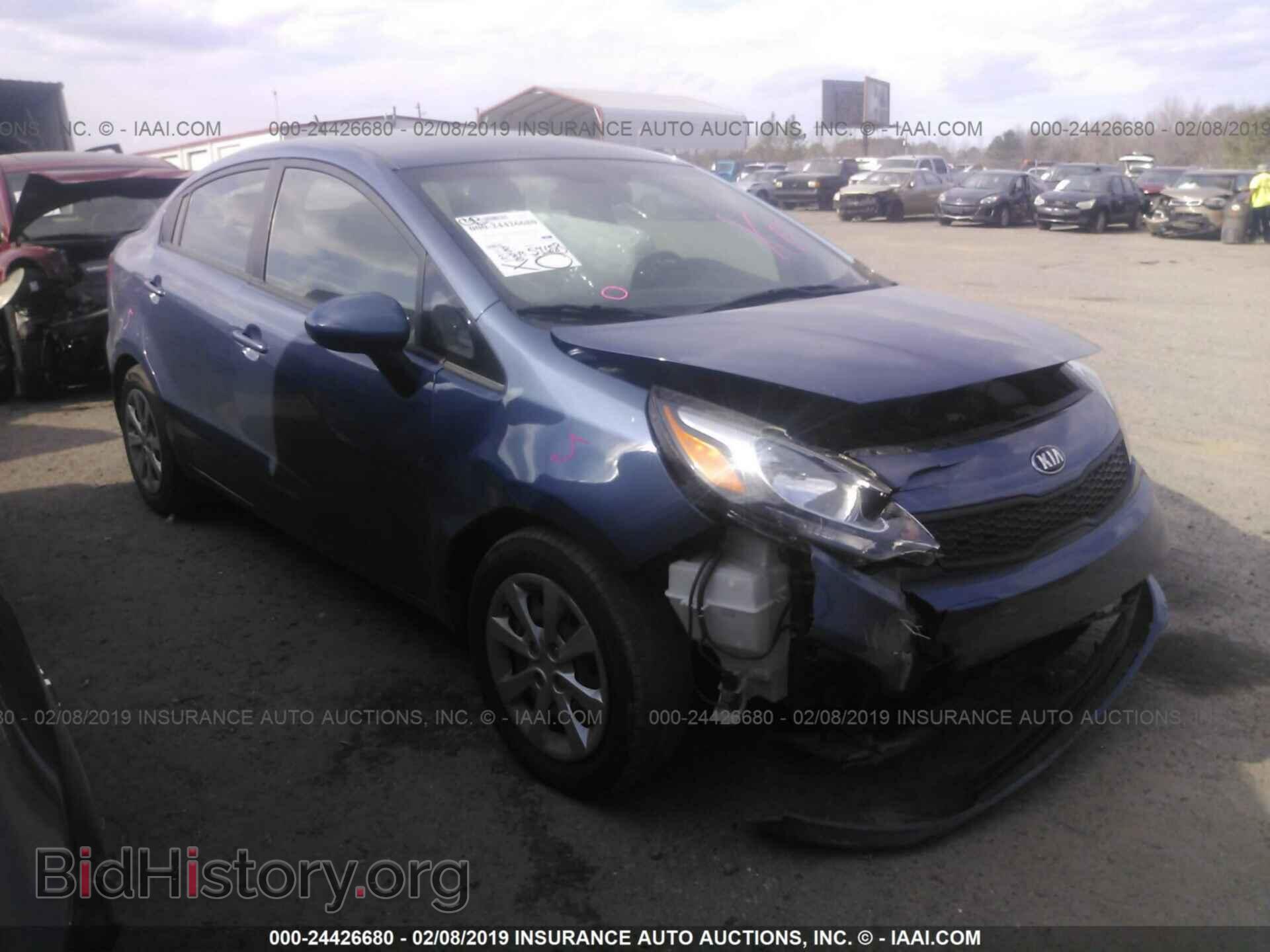 Фотография KNADM4A36G6686135 - KIA RIO 2016