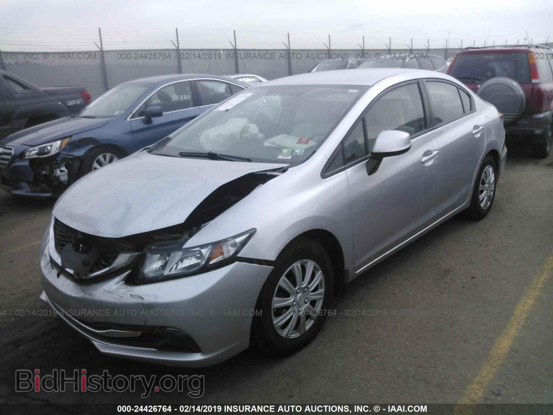 2013 HONDA CIVIC - VIN: 19XFB2F53DE279993 - Фото 2