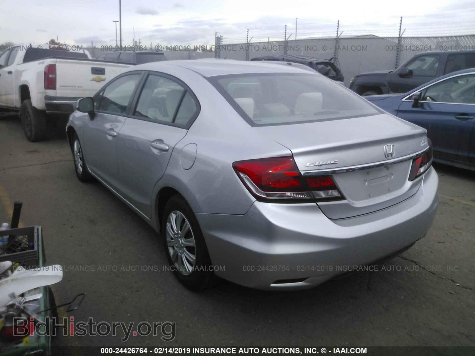 2013 HONDA CIVIC - VIN: 19XFB2F53DE279993 - Фото 3