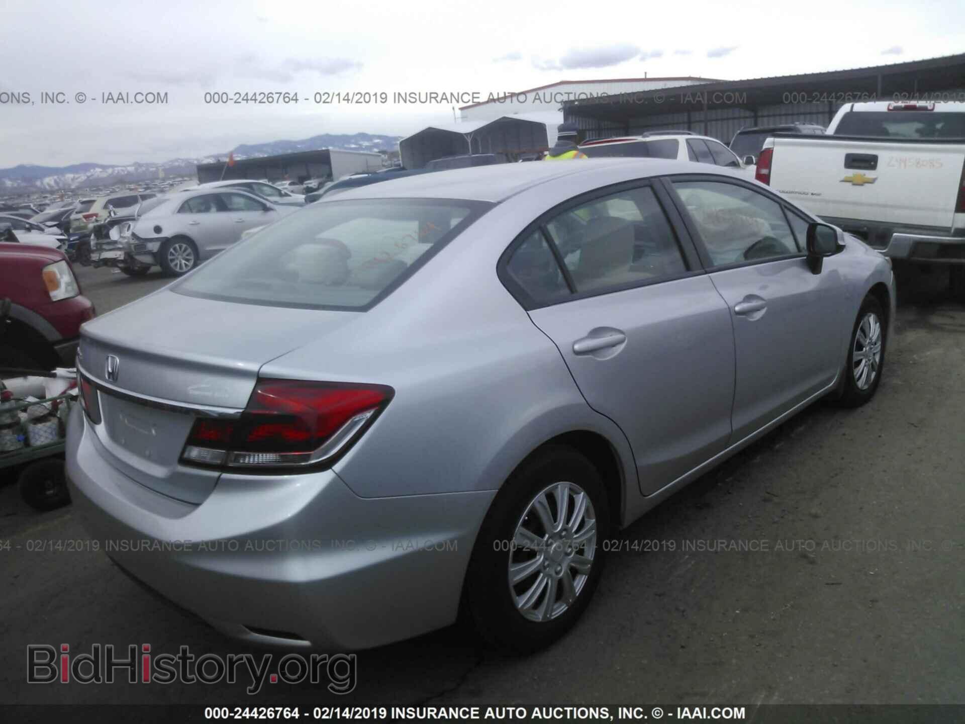 2013 HONDA CIVIC - VIN: 19XFB2F53DE279993 - Фото 4