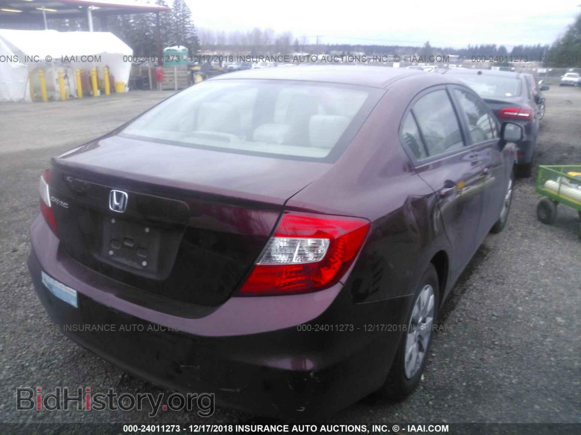 2012 HONDA CIVIC - VIN: 19XFB2F54CE339603 - Photo 4