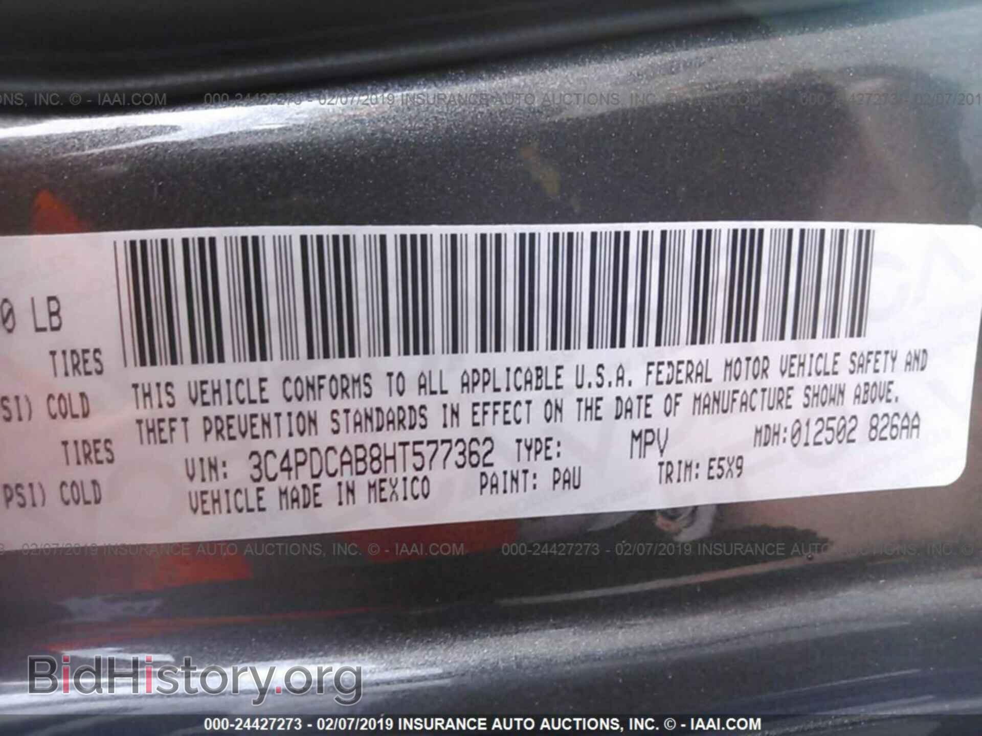 2017 DODGE JOURNEY - VIN: 3C4PDCAB8HT577362 - Photo 9
