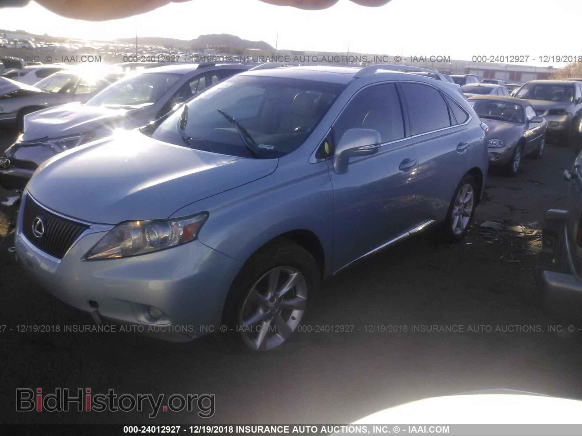 2010 LEXUS RX - VIN: 2T2BK1BA5AC011772 - Фото 2