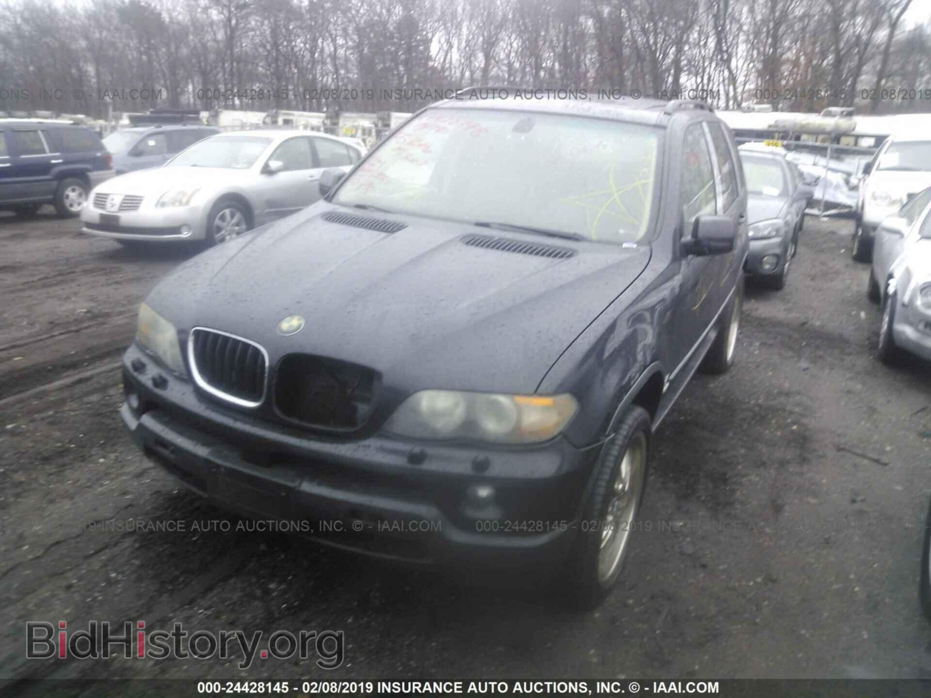 2005 BMW X5 - VIN: 5UXFA13535LU47480 - Фото 2