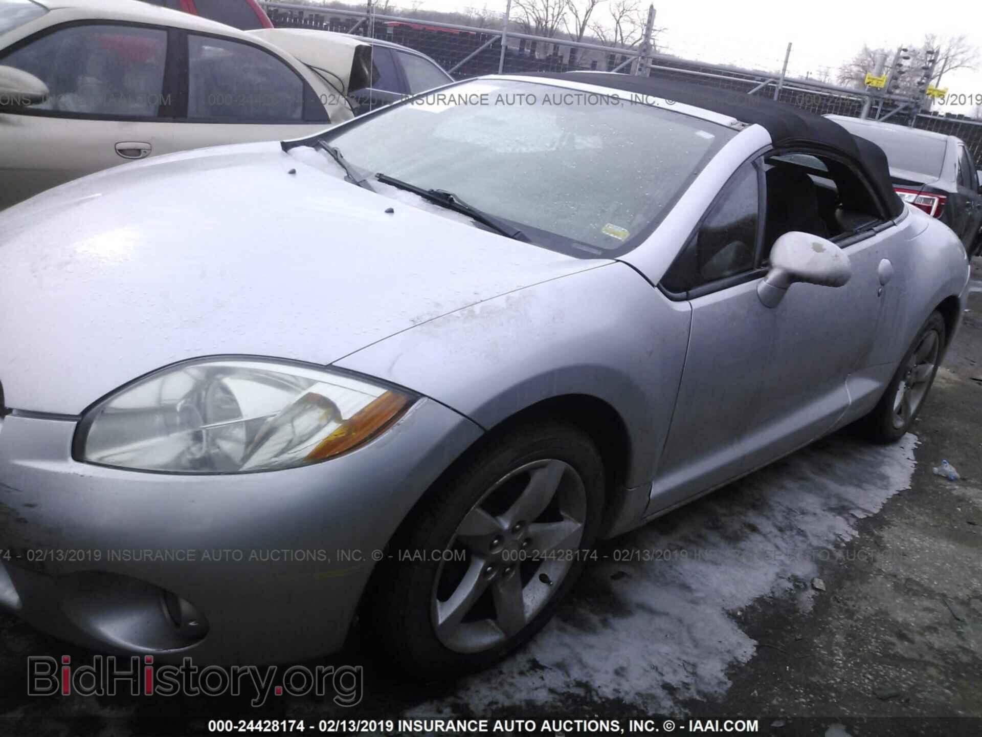 2007 MITSUBISHI ECLIPSE - VIN: 4A3AL25F77E062879 - Фото 2