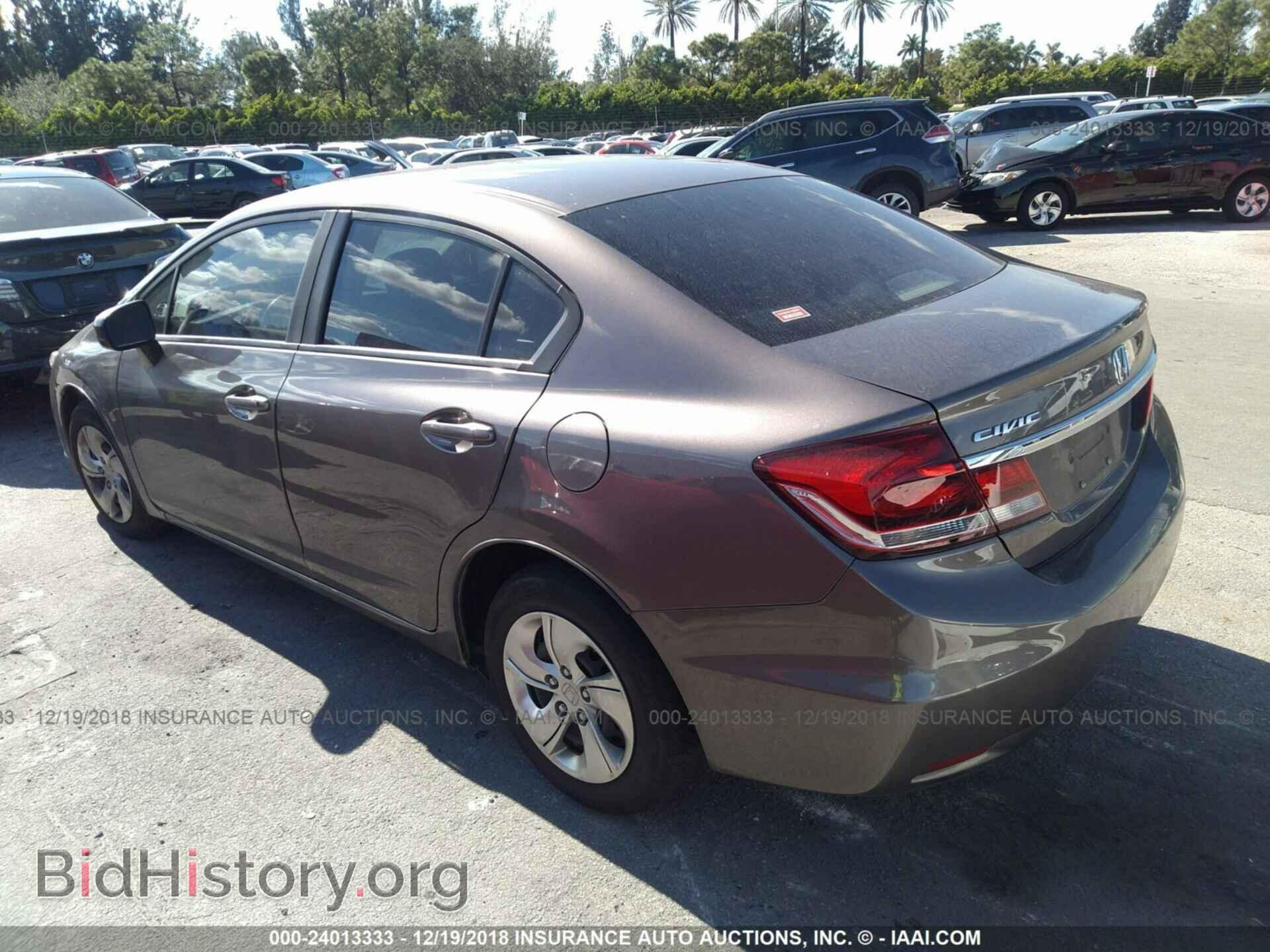 2014 HONDA CIVIC - VIN: 19XFB2F56EE034963 - Фото 3