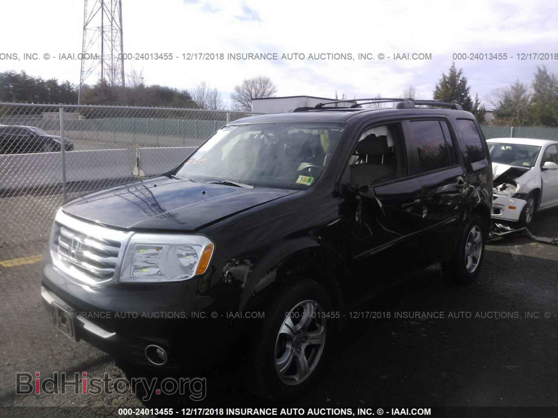 2013 HONDA PILOT - VIN: 5FNYF4H54DB027234 - Фото 2