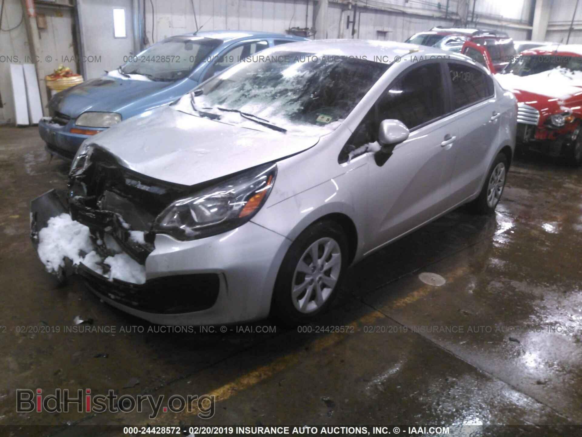 2013 KIA RIO - VIN: KNADM4A33D6096700 - Фото 2