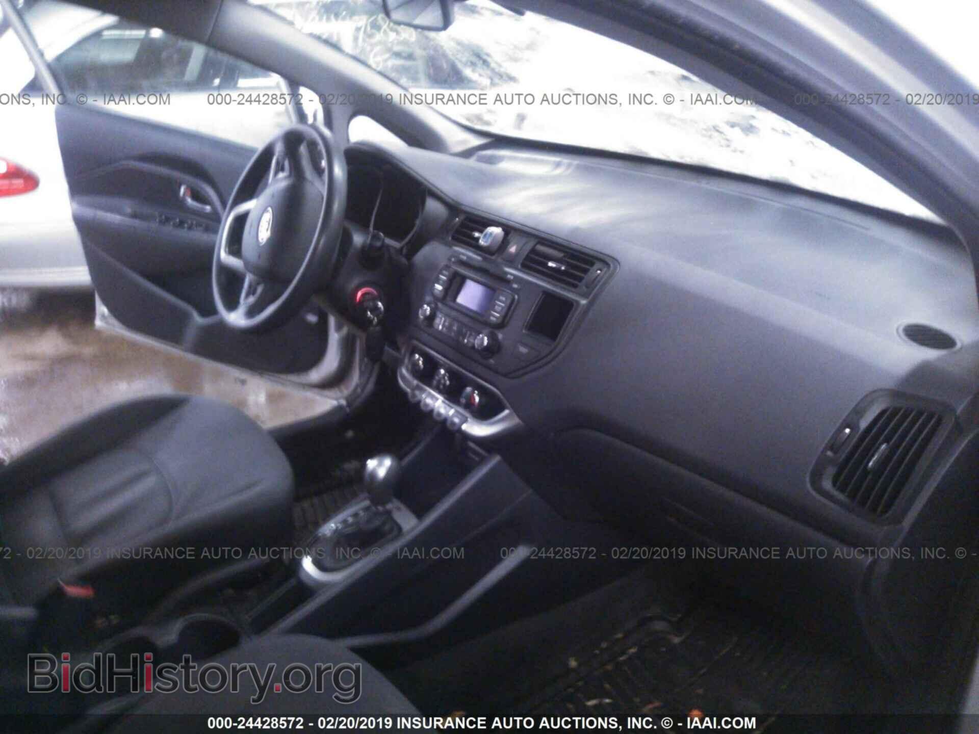 2013 KIA RIO - VIN: KNADM4A33D6096700 - Фото 5