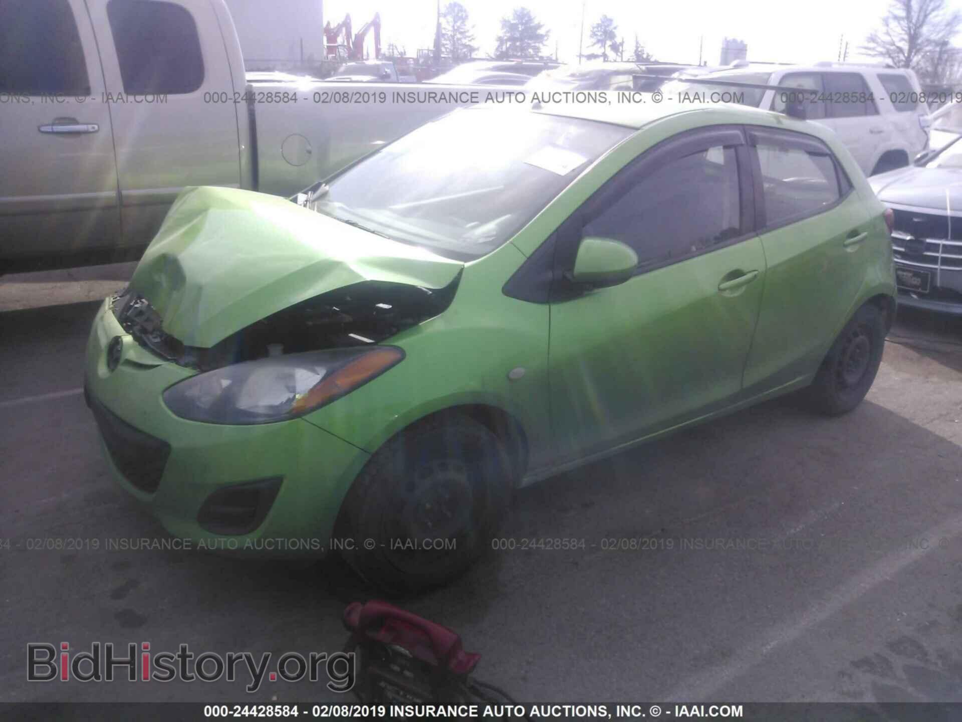2012 MAZDA MAZDA2 - VIN: JM1DE1KZ9C0151010 - Фото 2