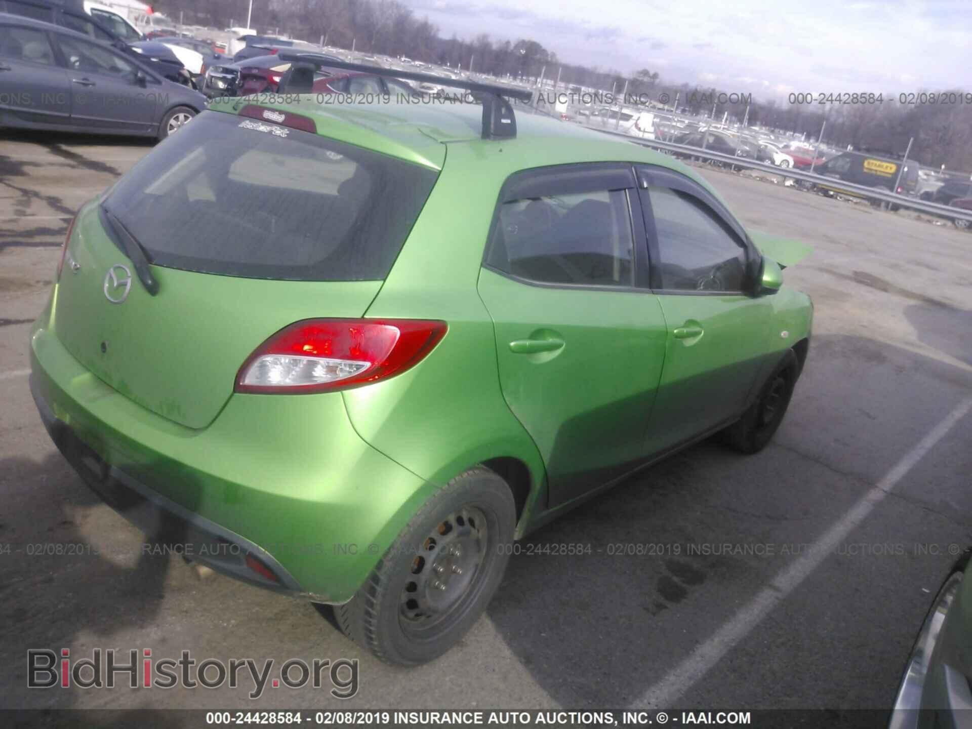 2012 MAZDA MAZDA2 - VIN: JM1DE1KZ9C0151010 - Фото 4