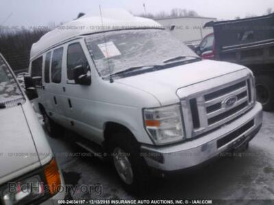 2008 Ford ECONOLINE, white — VIN 1FTNS24W28DB59553, IAAI