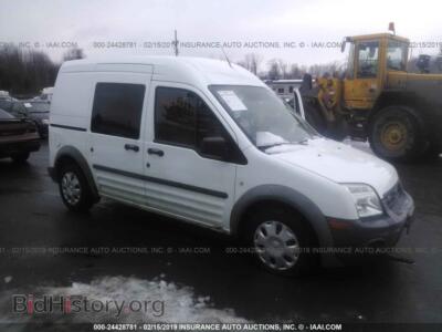 2012 Ford TRANSIT CONNECT, белый — VIN NM0LS6AN7CT104960, IAAI
