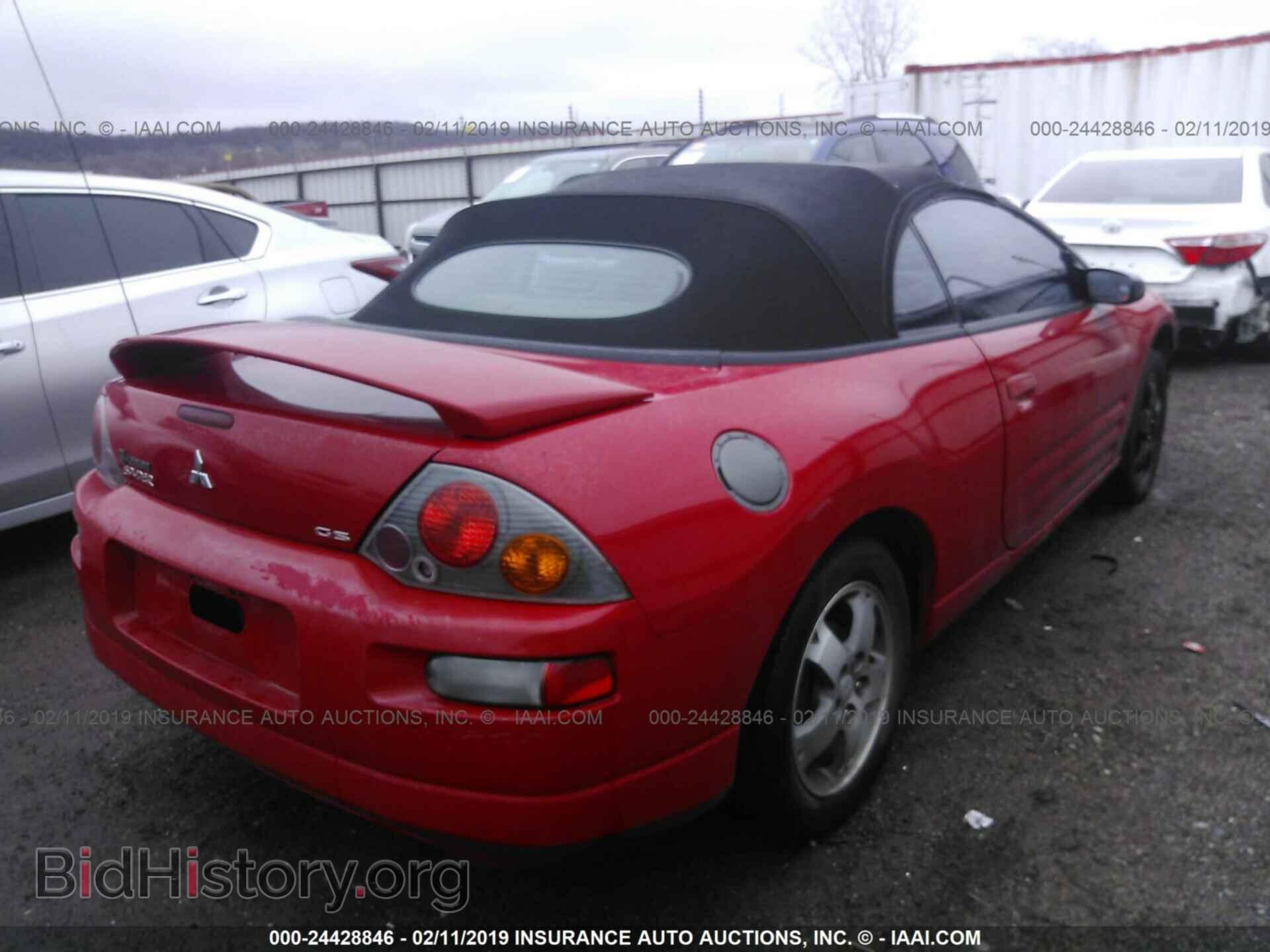 2003 MITSUBISHI ECLIPSE - VIN: 4A3AE45G73E023878 - Фото 4