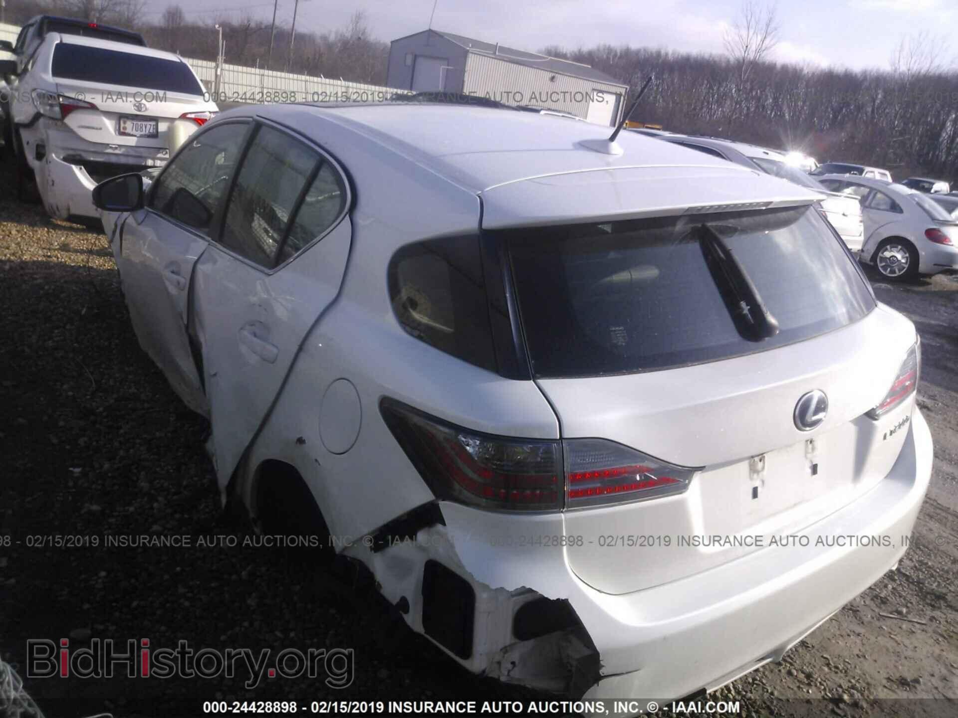 2013 LEXUS CT - VIN: JTHKD5BH7D2170569 - Фото 3