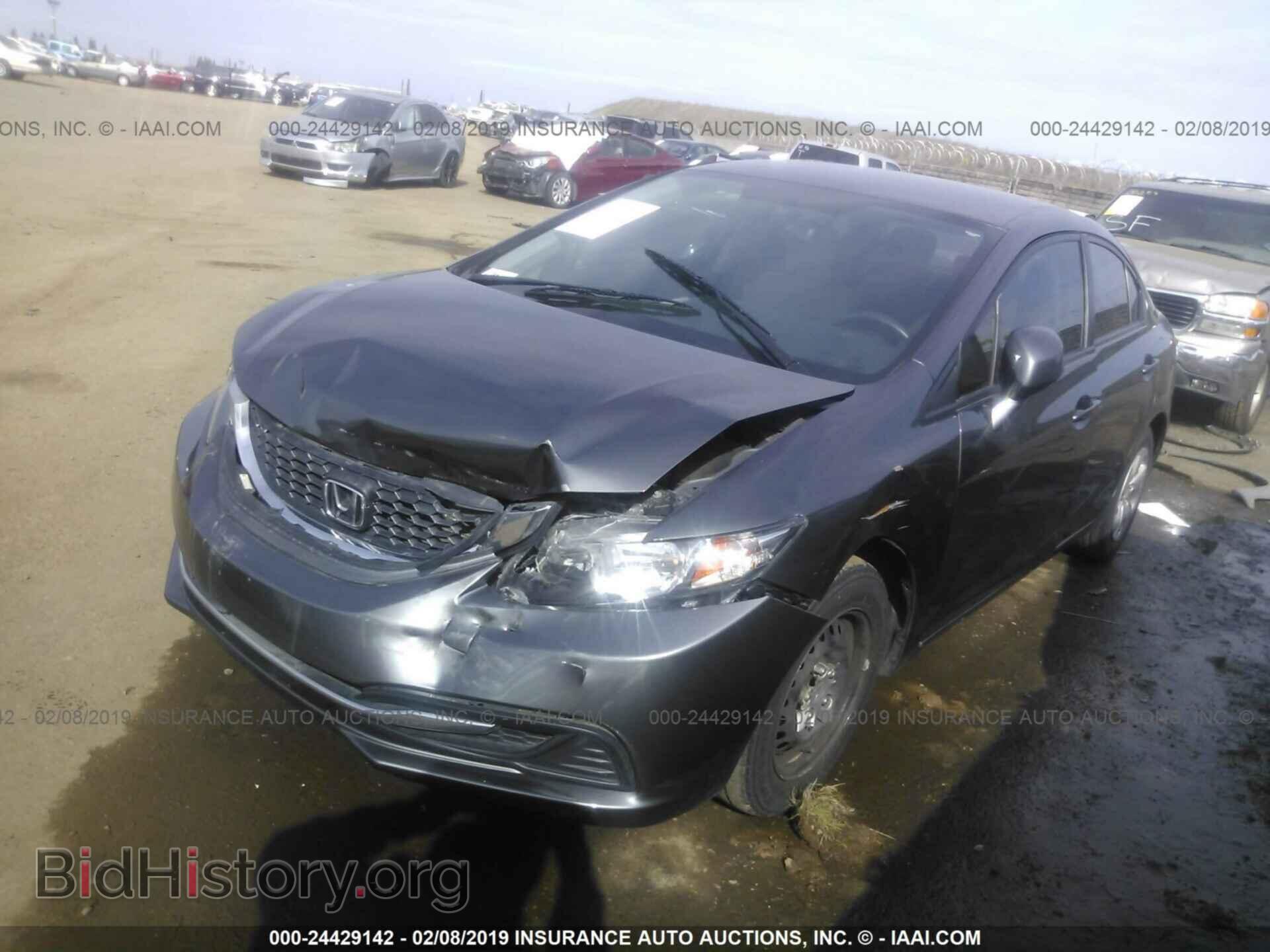 2013 HONDA CIVIC - VIN: 2HGFB2F57DH524073 - Фото 2