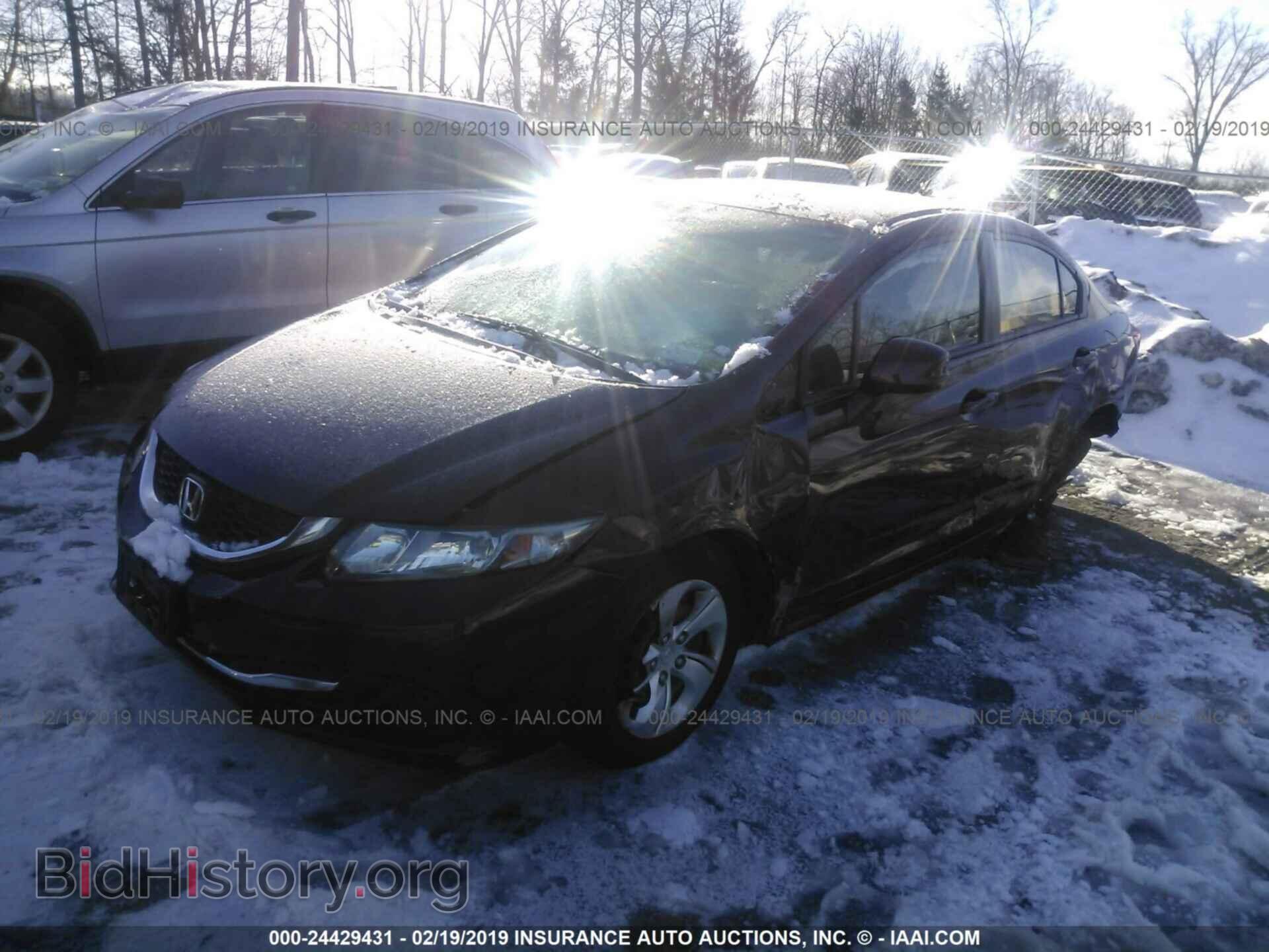 2013 HONDA CIVIC - VIN: 2HGFB2F57DH514398 - Фото 2