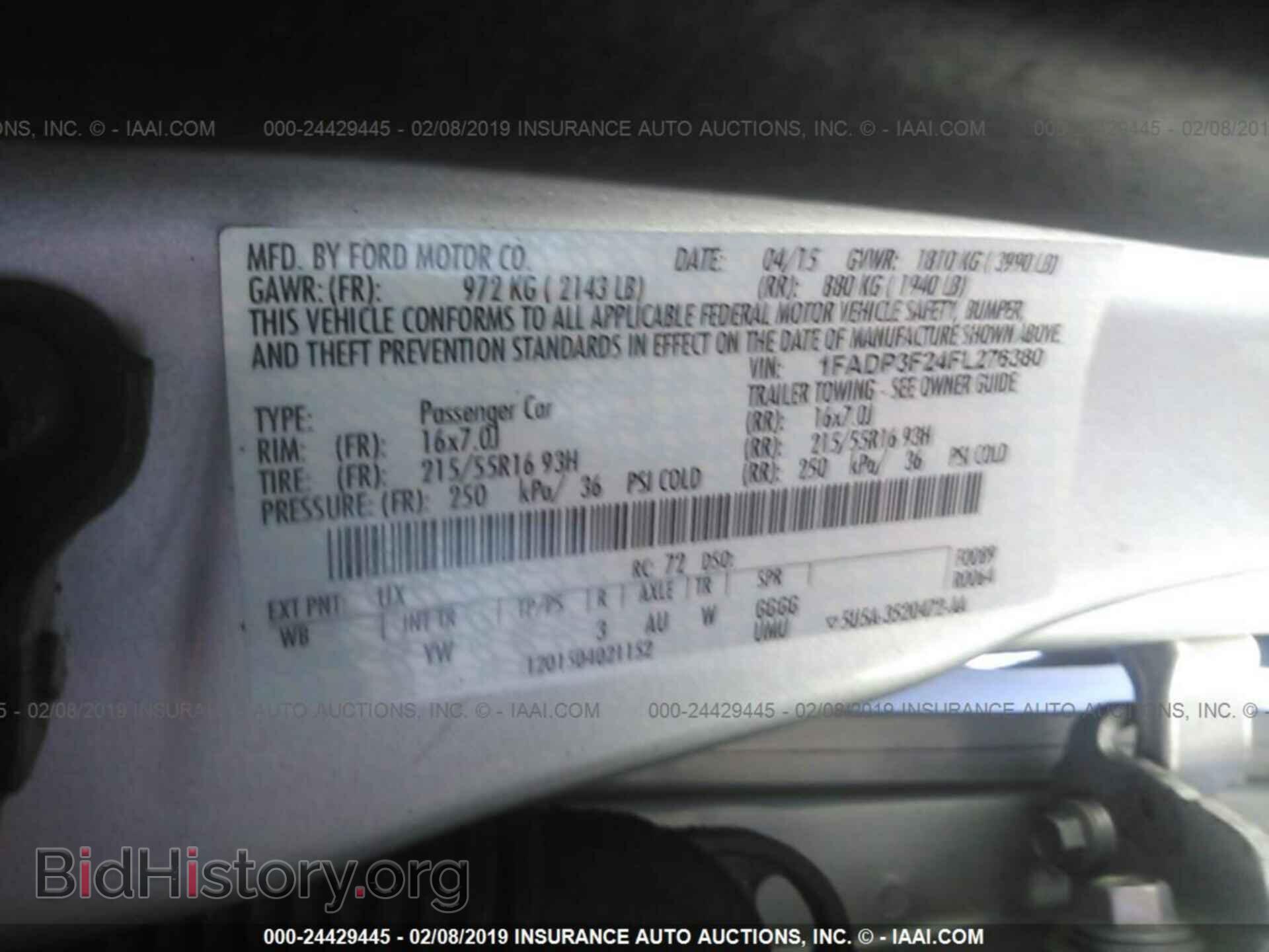 2015 FORD FOCUS - VIN: 1FADP3F24FL276380 - Photo 9