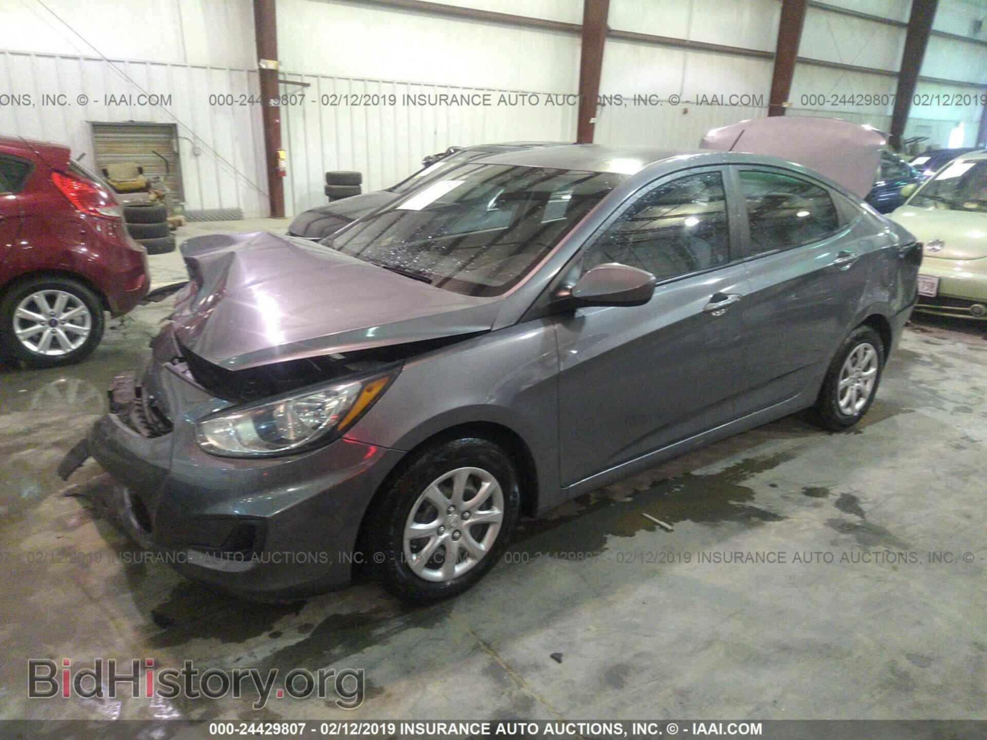 2013 HYUNDAI ACCENT - VIN: KMHCT4AEXDU505849 - Фото 2