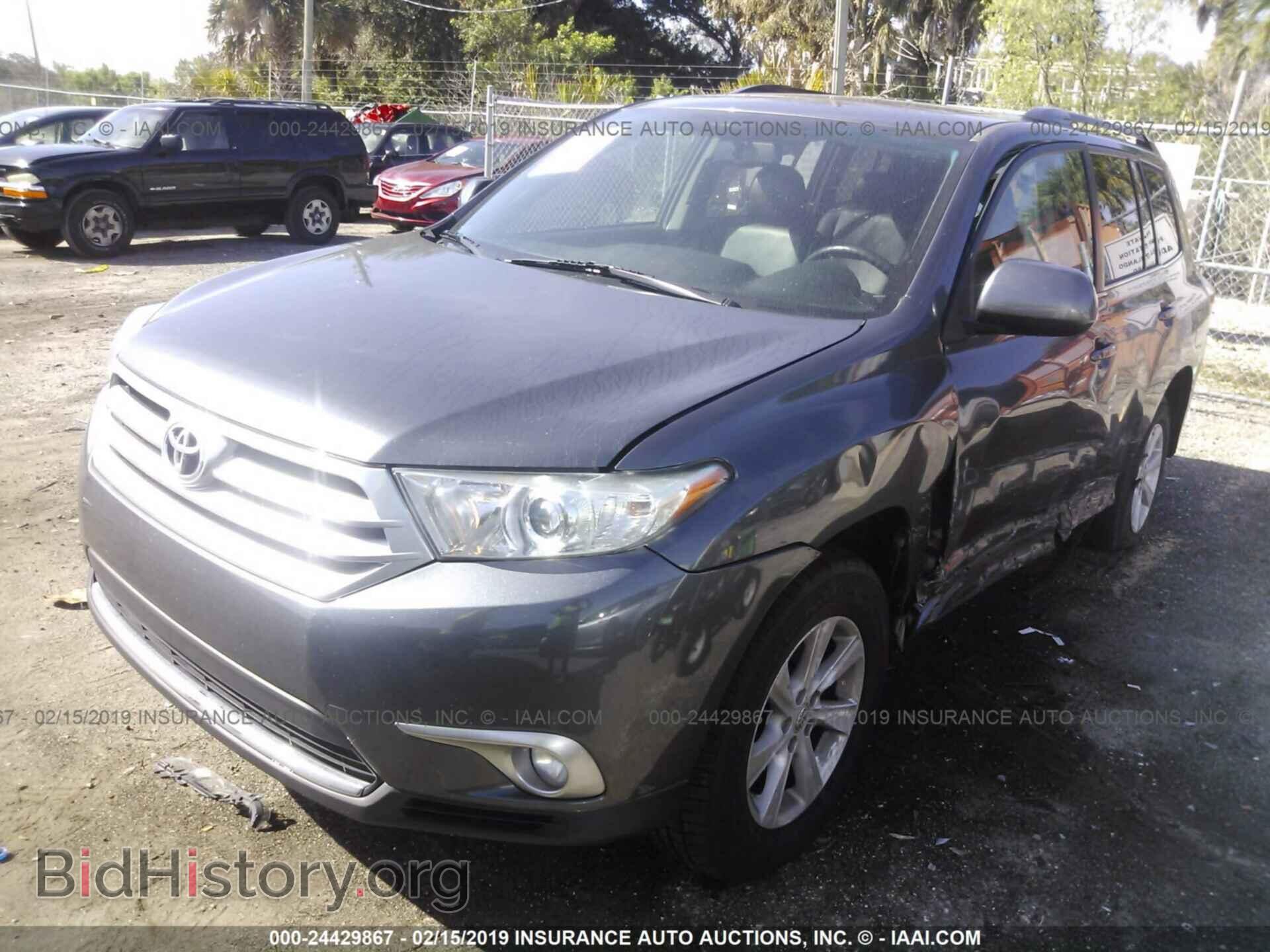 2012 TOYOTA HIGHLANDER - VIN: 5TDBK3EH3CS173953 - Фото 2